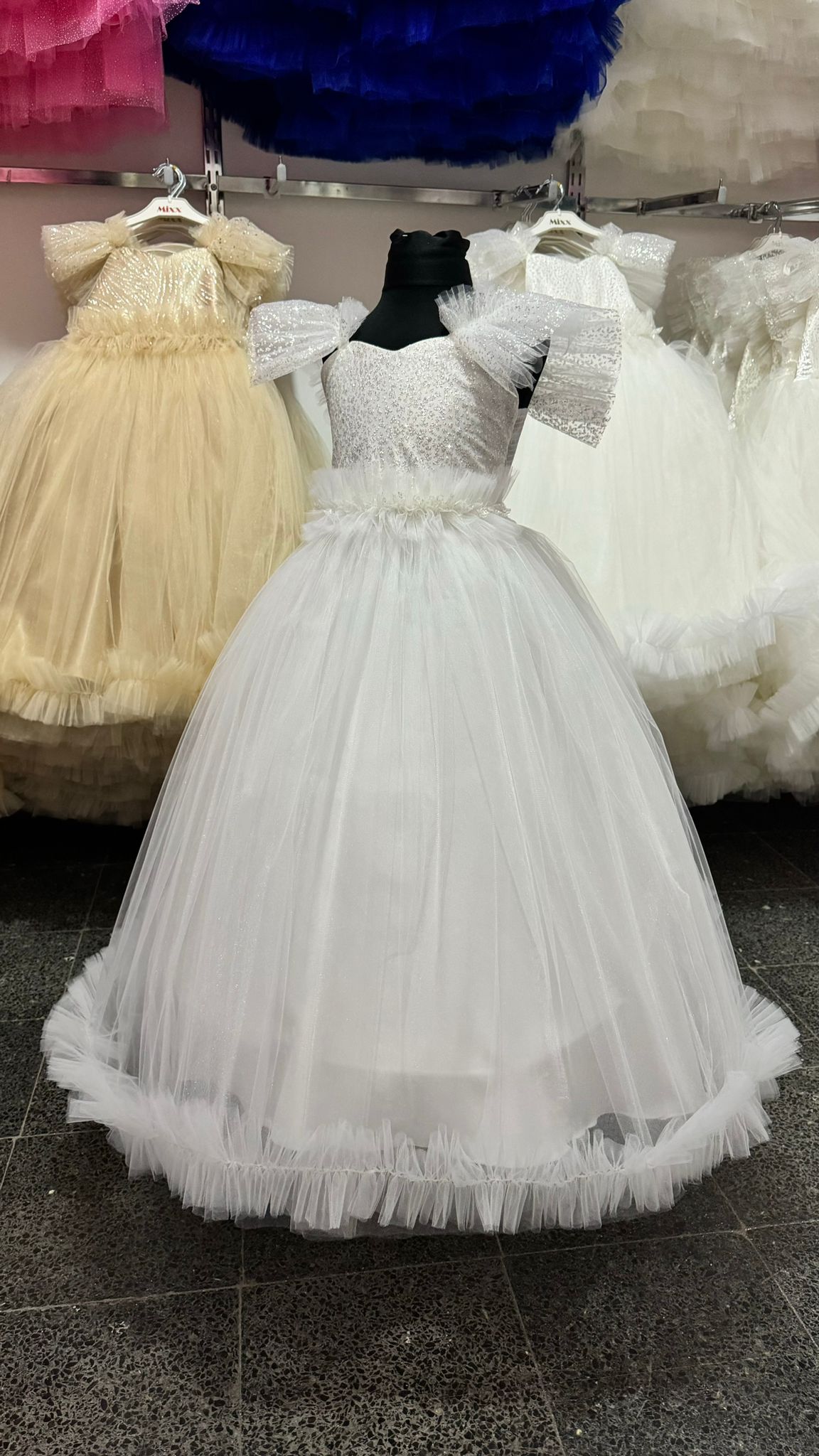 Abiye gelinlik tarlatanlı