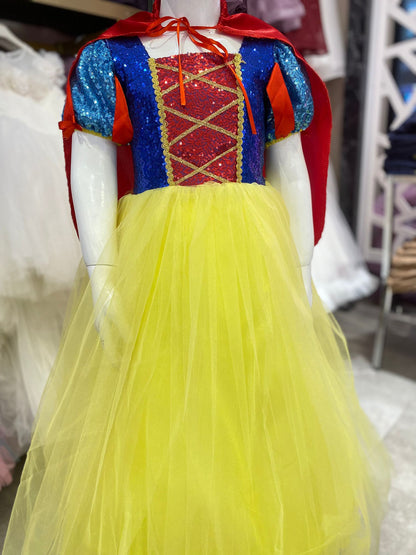 Pelerinli Pamuk Prenses Kostümü