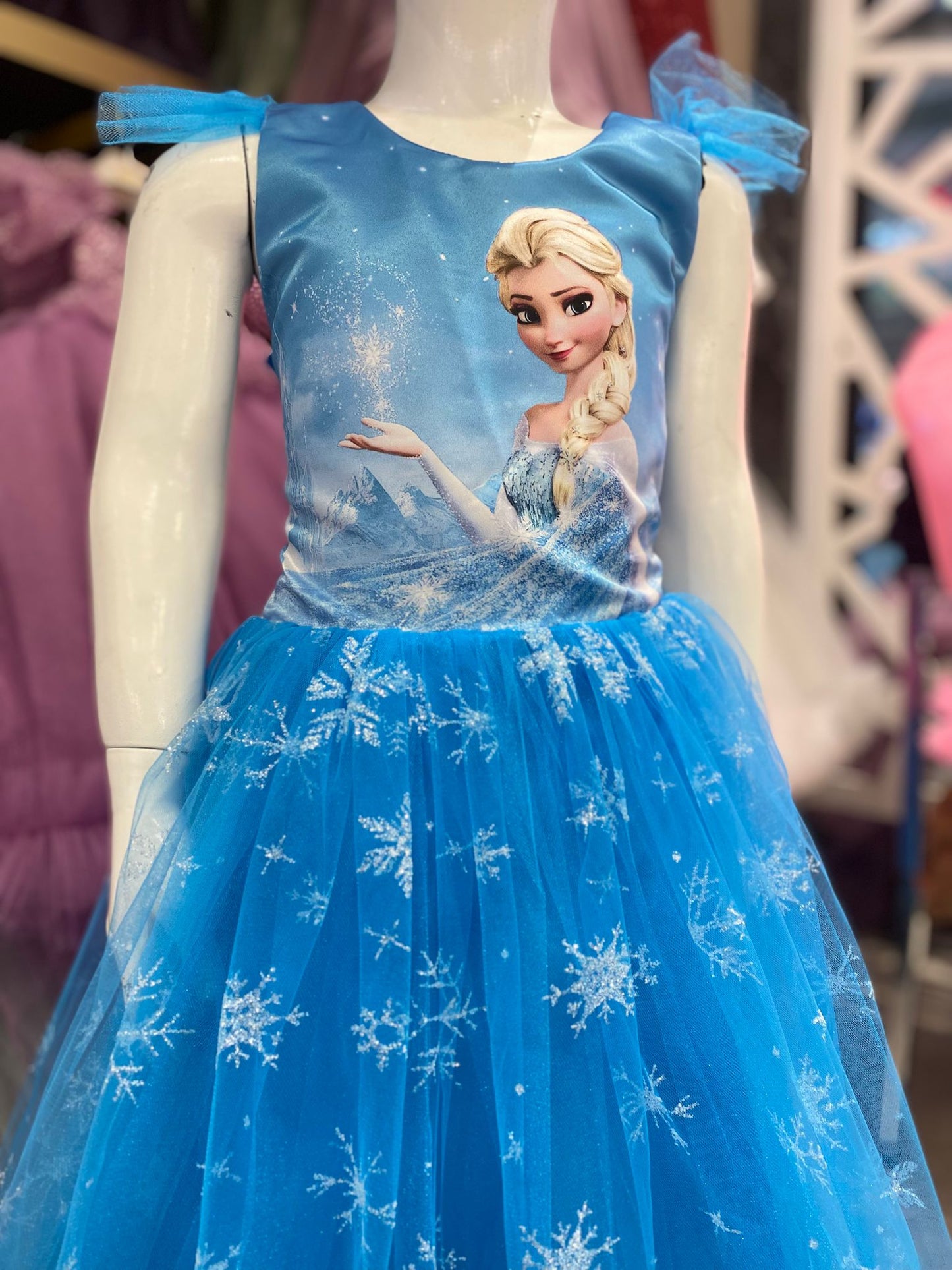 Elsa abiye tarlatanlı