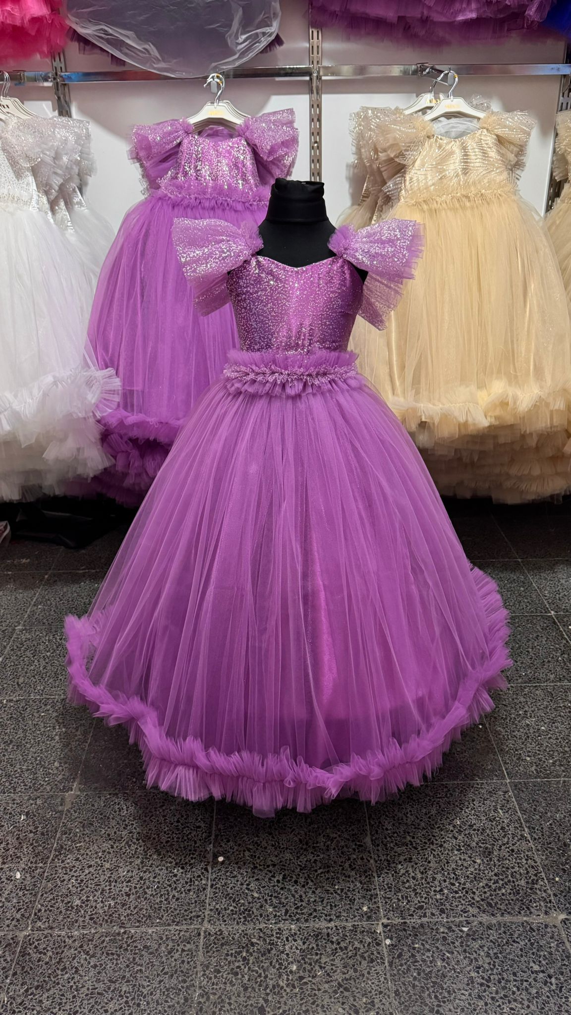 Abiye gelinlik tarlatanlı