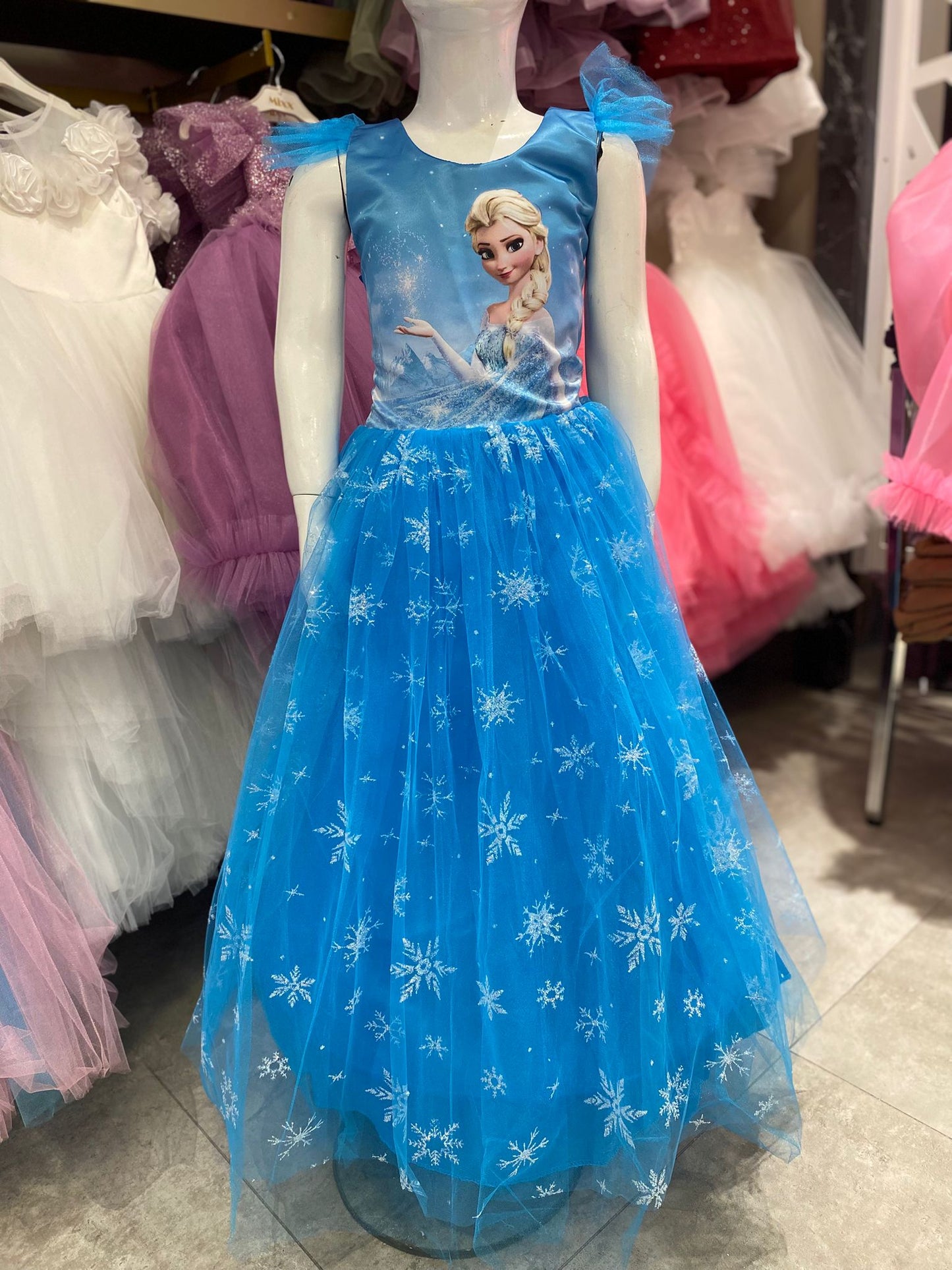 Elsa abiye tarlatanlı